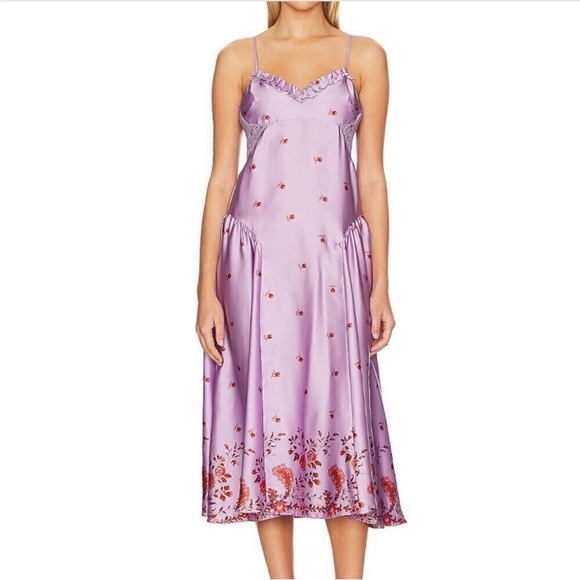 Free People Dresses & Skirts - Free People On My Own Dress Lilac Combo 👗